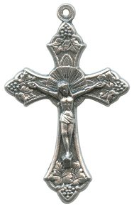 Crucifix Oxidized Metal mm.38- 1 1/2"