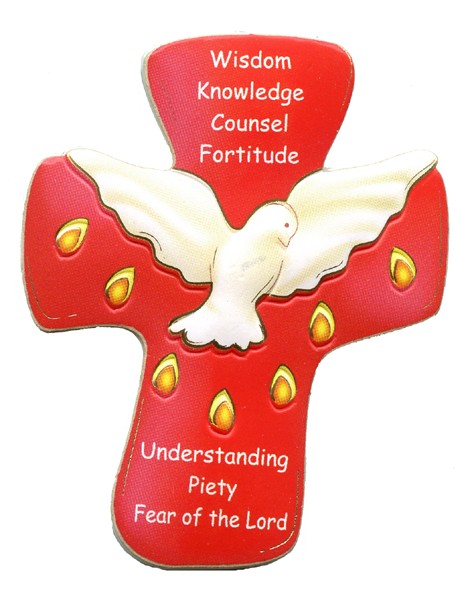 Confirmation Fridge Magnet/ Standing Plaque cm.6x 4.5- 2 1/2"x 1 3/4"