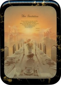 The Invitation Plaque cm. 21x29- 8 1/2"x 11 1/2"