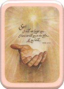 Isaiah 49:15 Prayer Plaque cm. 21x29- 8 1/2"x 11 1/2"