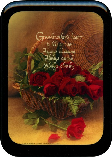 Grandmothers Plaque cm. 21x29- 8 1/2"x 11 1/2"