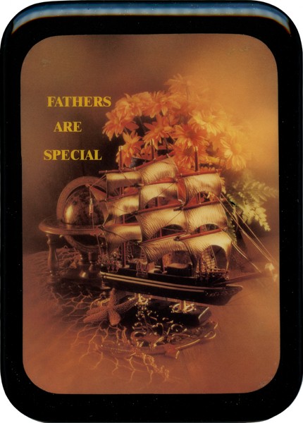 Fathers Plaque cm. 21x29- 8 1/2"x 11 1/2"