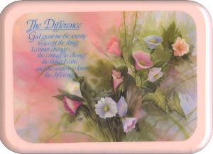 The Difference Plaque cm. 21x29- 8 1/2"x 11 1/2"