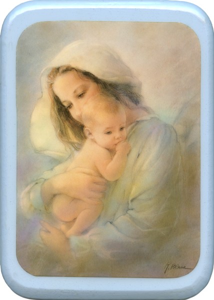 Mother and Child Plaque cm. 21x29- 8 1/2"x 11 1/2"