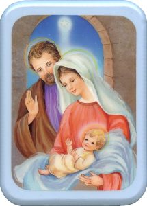 Holy Family Plaque cm. 21x29- 8 1/2"x 11 1/2"