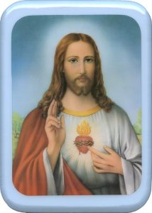 Sacred Heart of Jesus Plaque cm. 21x29- 8 1/2"x 11 1/2"