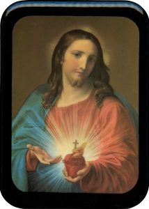 Sacred Heart of Jesus Plaque cm. 21x29- 8 1/2"x 11 1/2"
