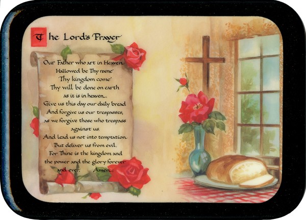 The Lords Prayer Plaque cm. 21x29- 8 1/2"x 11 1/2"