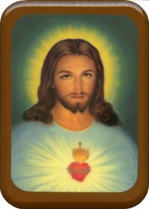 Sacred Heart of Jesus Plaque cm. 21x29- 8 1/2"x 11 1/2"