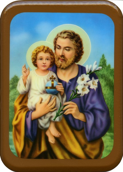 St.Joseph Plaque cm. 21x29- 8 1/2"x 11 1/2"