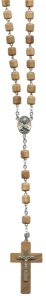 Olive Wood Rosary mm.7