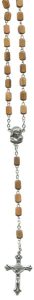 Olive Wood Rosary Beads mm.5.5
