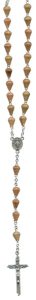 Olive Wood Rosary Beads mm.6