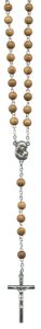 Olive Wood Rosary Beads mm.5