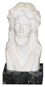 Bust of Jesus (With Base) cm.12 - 4 3/4"