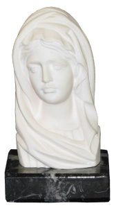 Bust of Madonna (With Base) cm.12 - 4 3/4"