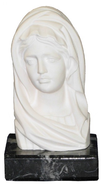 Bust of Madonna (With Base) cm.12 - 4 3/4"