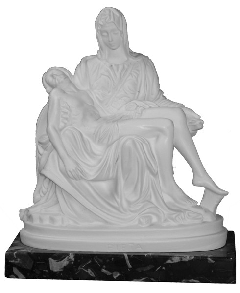 Pieta (With Base) cm.14- 5 1/2"