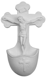 Crucifix Waterfont cm.13.5- 5 1/4"