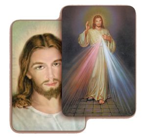 Divine Mercy 3D Bi-Dimensional Cards cm5.5x 8.2 - 2 1/8"x3 1/4"