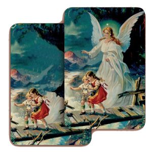 Guardian Angel 3D Bi-Dimensional Cards cm5.5x 8.2 - 2 1/8"x3 1/4"