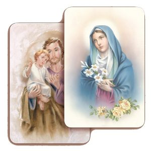 Madonna 3D Bi-Dimensional Cards cm.5.5x8.2- 2 1/8"x 3 1/4"