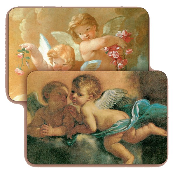 Guardian Angel 3D Bi-Dimensional Cards cm.5.5x8.2- 2 1/8"x 3 1/4"