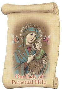 Our Lady of Perpetual Help Fridge Magnet cm.5x8- 2"x 3 1/4"