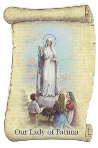 Fatima Fridge Magnet cm.5x8- 2"x 3 1/4"