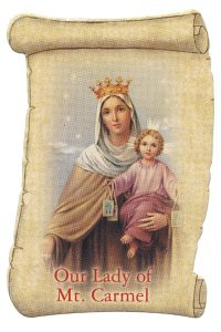 Our Lady Mt Carmel Fridge Magnet cm.5x8- 2"x 3 1/4"
