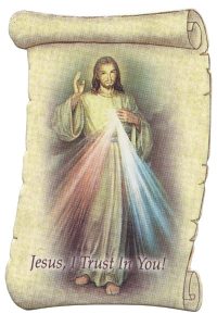 Divine Mercy Fridge Magnet cm.5x8- 2"x 3 1/4"