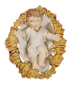 Baby Jesus with Crib PVC Statue 6 cm