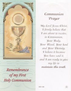 Communion Chalice Bookmark cm.6x15.5- 2 1/2"x 6 1/8"