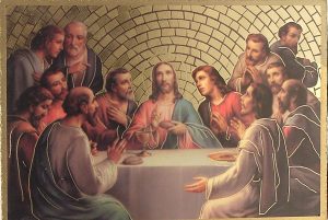 Last Supper Plaque cm.15.5x10.5 - 6"x4"