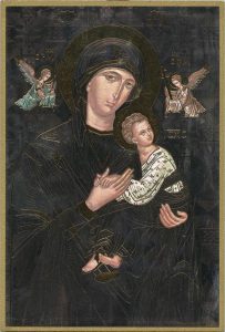 Perpetual Help Plaque cm.15.5x10.5 - 6"x4"