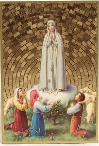 Fatima Plaque cm.15.5x10.5 - 6"x4"