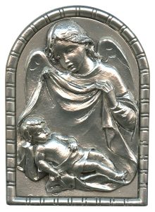 Pewter Picture Free Standing cm.5.5x4 - 2 1/4"x 1 5/8"