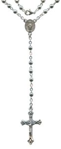 Necklace Rosary 180 Silver Plated mm.3