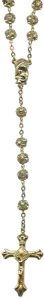 Strass Rosary Crystal Gold Plated mm.8