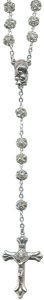 Strass Rosary Crystal Silver Plated mm.8