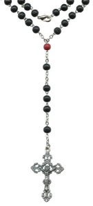 Wood Rosary mm.6 Black Collection