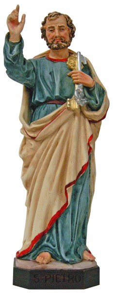 St.Peter Statue cm.30-12"