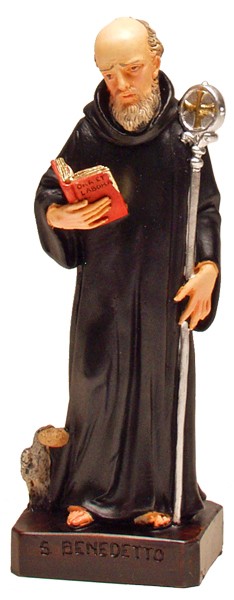 St.Benedict Statue cm.16-6"