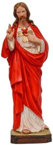 Sacred Heart of Jesus Statue cm.30-12"