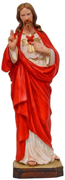 Sacred Heart of Jesus Statue cm.30-12"
