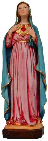Immaculate Heart of Mary Statue cm.30-12"