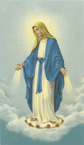Miraculous Holy Card cm.7x12 - 2 3/4"x4 3/4"
