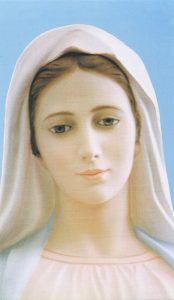 Holy card of Medjugorje cm.7x12- 2 3/4"x 4 3/4"