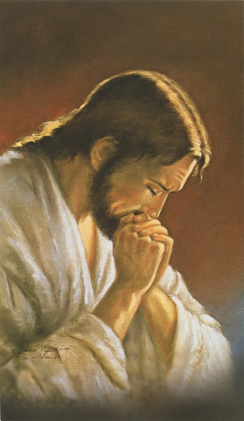 Holy card of Jesus cm.7x12- 2 3/4"x 4 3/4"