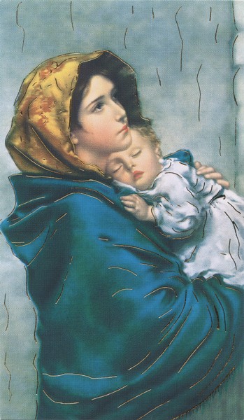 Holy card of Feruzzi with Gold Foil